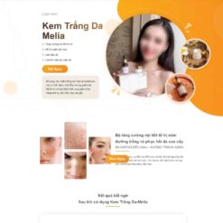 Giao diện Website kem trị nám
