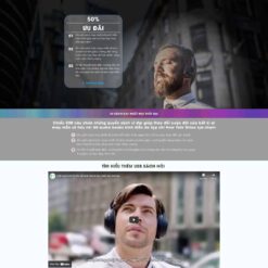 Giao diện Website giới thiệu bán sản phẩm sách nói USB