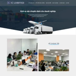 Giao diện Website công ty vận chuyển 03