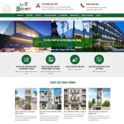 Giao diện Website xây dựng 05