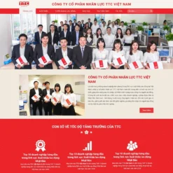 Giao diện Website xuất khẩu lao động 08